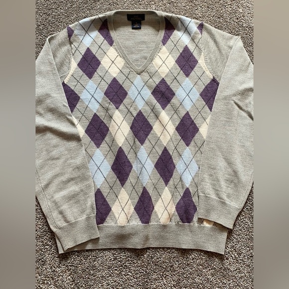Brooks Brothers Sweaters Brooks Brothers Argyle Sweater Womens Xl